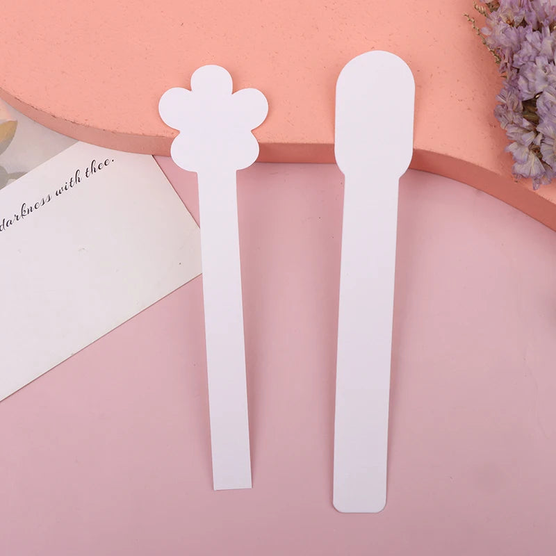 100pcs/lot Round Head Testing Aromatherapy Fragrance Perfume Essential Oils Test Tester Paper Strips Flower Shape Beauty World Shop