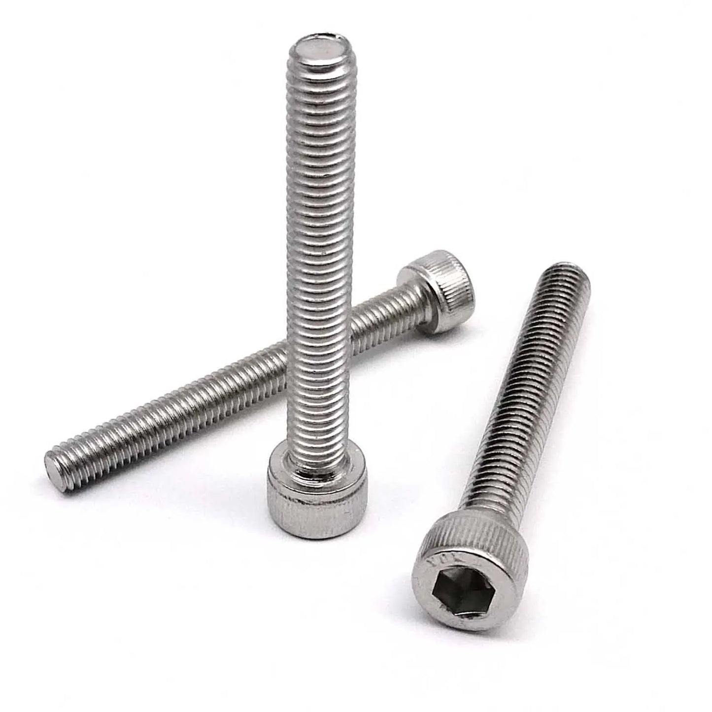 M2 M2.5 M3 M3.5 M4 M5 M6 M8 Over Ultra Long 200mm 304 A2-70 Stainless Steel DIN912 Allen Hexagon Hex Socket Head Cap Bolt Screw Beauty World Shop