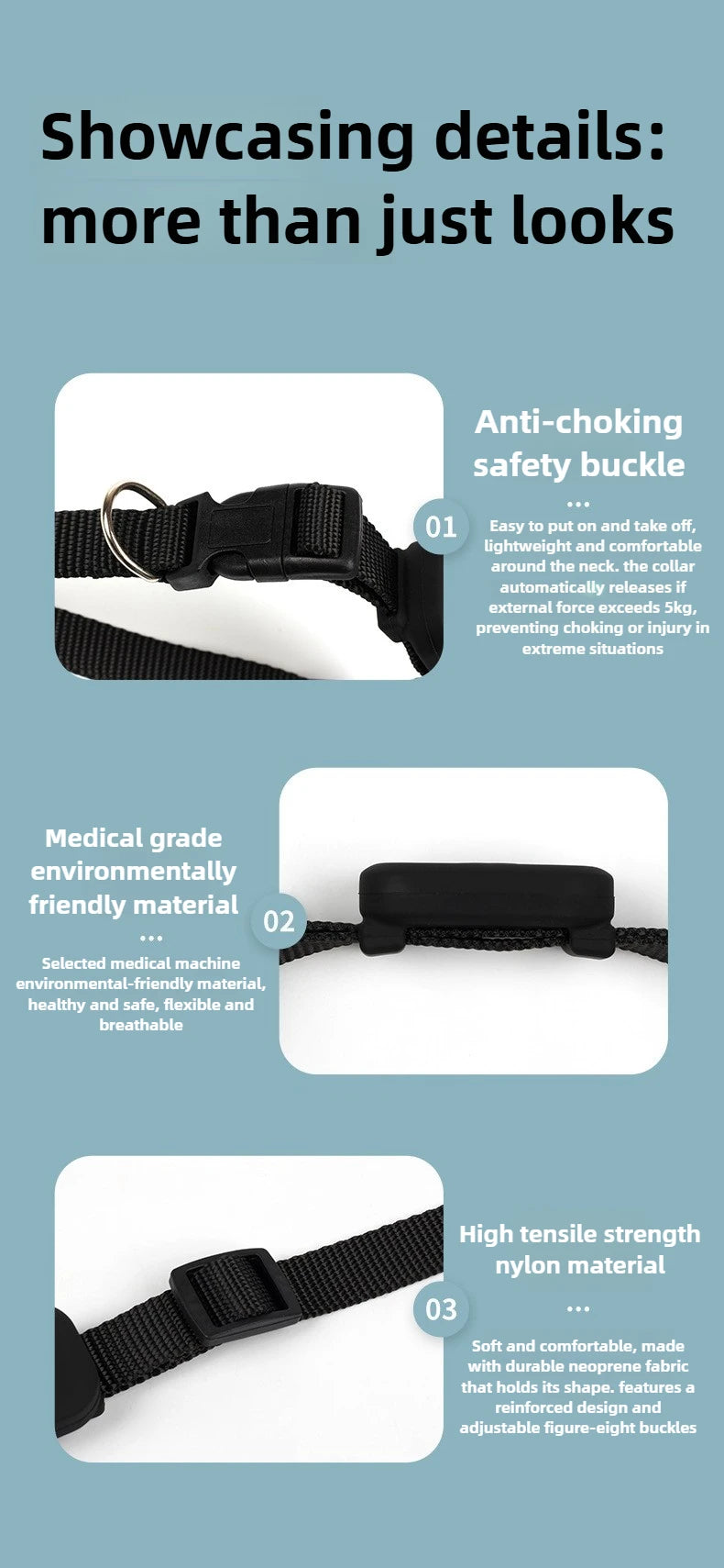 GPS Collar for Cats Kitten Collar With Tracking Safety Protection Long-Lasting Battery Pet Cat Locate Supplies