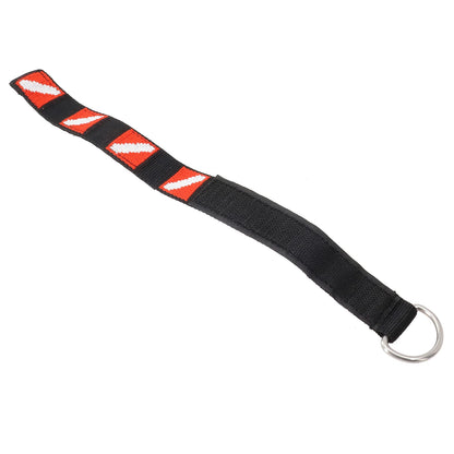 1pc Adjustable Scuba Diving Wrist Strap Lanyard Webbing Band With Metal D-Ring Freediving Webbing Holder Strap Swim Pool Parts Beauty World Shop