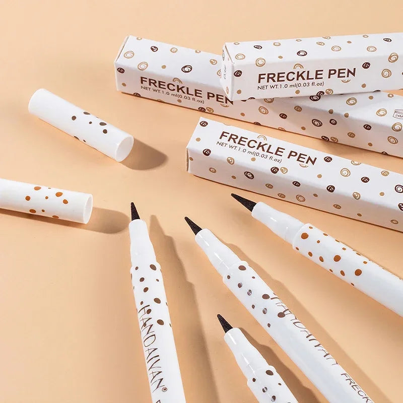 1PC Face Fake Freckles Pen Natural Waterproof Lifelike Fake Freckles Pen for Long Lasting Look Dot Spot Pen Makep Tool Cosmetic Beauty World Shop