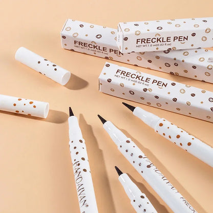 1PC Face Fake Freckles Pen Natural Waterproof Lifelike Fake Freckles Pen for Long Lasting Look Dot Spot Pen Makep Tool Cosmetic Beauty World Shop