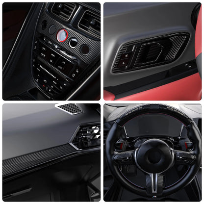 1-10m Nano Carbon Fiber Car 3D Tape Sticker Door Mirror Paste Protector Strip DIY Protection Protective Film Waterproof Adhesive Beauty World Shop