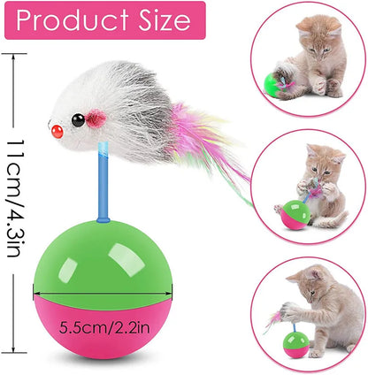 New cat toys set Mouse not tumbler fun teasing cats and dogs self high toys pet supplies set of toys teasing cat toys Beauty World Shop