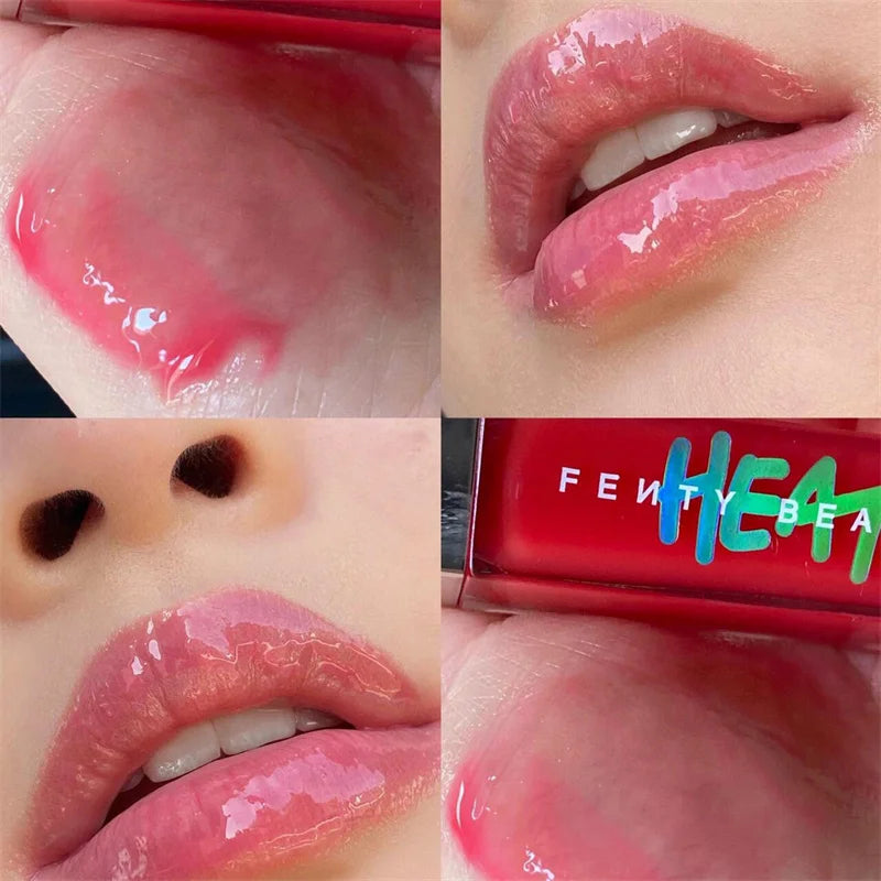 Fashion Fenty Beauty Lip Glaze Moisten Shine Glitter Lip Plumper Makeup For Beginner Liquid Lipstick Female Makeup Cosmetics Beauty World Shop