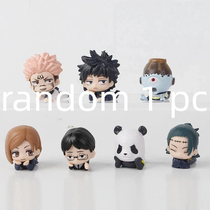 New Anime Kaisen Figure Q Version Gojo Satoru Itadori Yuji Blind Box Cute Action Figure Desktop Decor Model Toy Gift For Fans Beauty World Shop