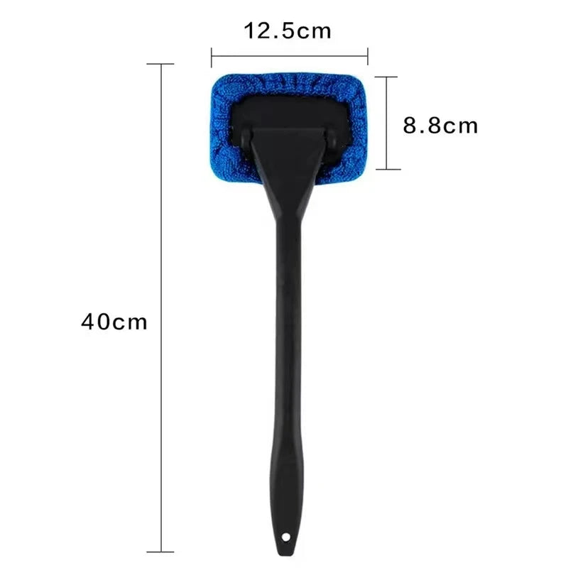 Car Window Cleaner Brush Kit Windshield Cleaning Wash Tool Inside Interior Auto Glass Wiper with Long Handle Car Accessories Beauty World Shop