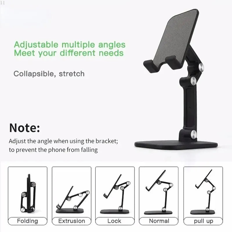 Desktop Phone Holder Can Be Freely Raised And Lowered, Adjustable In Height, Foldable, Portable Tablet For Live Streaming Beauty World Shop
