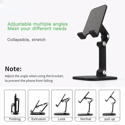 Desktop Phone Holder Can Be Freely Raised And Lowered, Adjustable In Height, Foldable, Portable Tablet For Live Streaming Beauty World Shop