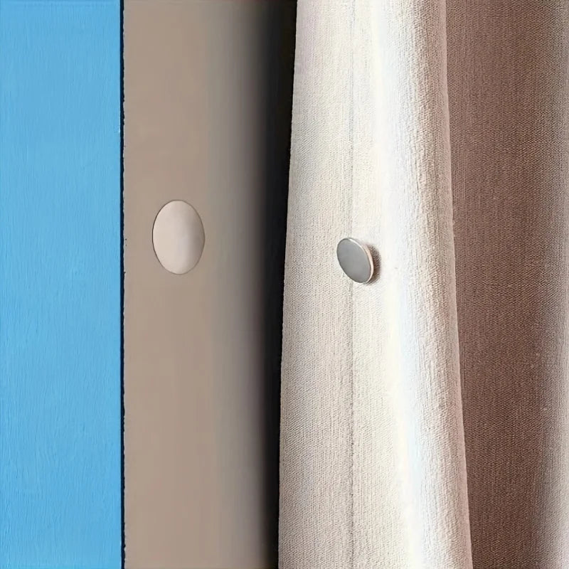 Modern metal magnetic hook, suitable for curtains - easy to install wall mounted magnetic buckle Beauty World Shop