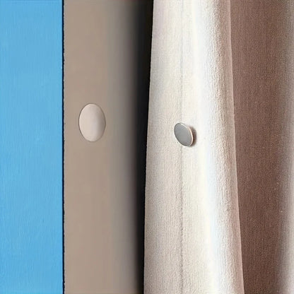 Modern metal magnetic hook, suitable for curtains - easy to install wall mounted magnetic buckle Beauty World Shop