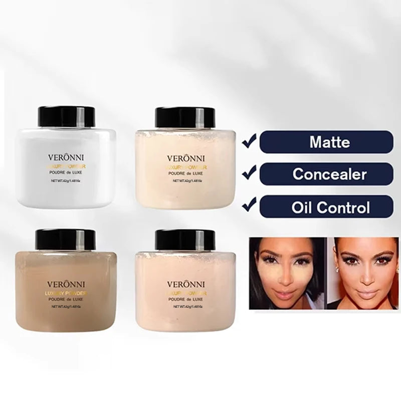 Banana Shaped Loose Powder Can Reduce Pores and Fine Lines, With a Long-lasting Matte Effect and Natural Facial Makeup Powder Beauty World Shop
