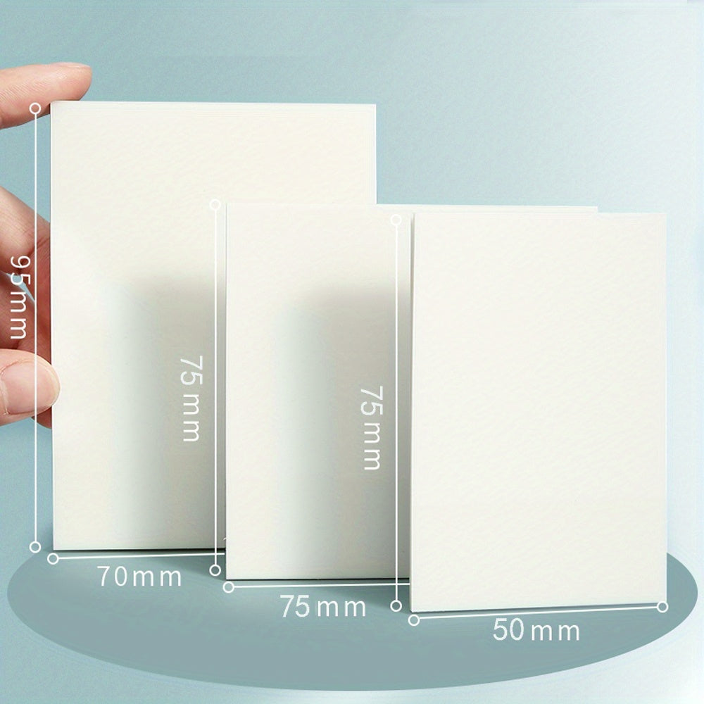 50 Sheets Transparent Sticky Note Pads Waterproof Self-Adhesive Memo Notepad School Office Supplies Stationery Beauty World Shop