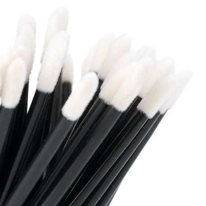 100PCS Lip Brushes Makeup Brush Eyelashes Extension Applicator Lipstick Wands Set For Woman Cosmetic Colourful Make Up Tools Beauty World Shop