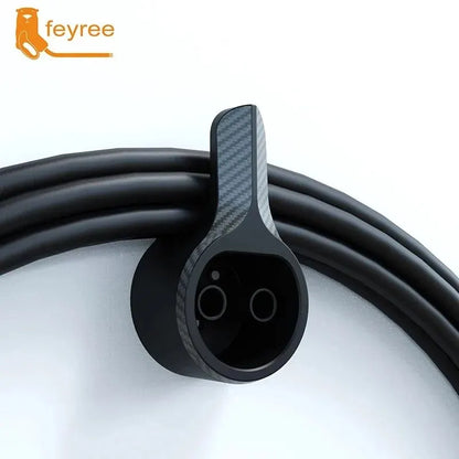 Feyree EV Charger Holder Holster Dock For Electric Vehicle Type 2 Charging Cable Extra Protection Leading Wallbox Beauty World Shop