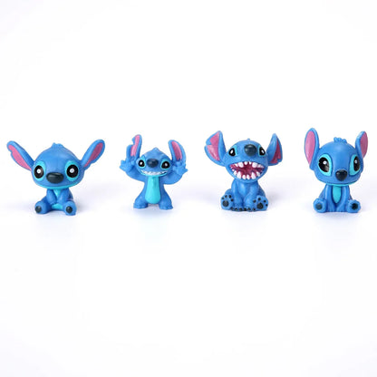 12Pcs MINI Stitch Anime Figurine Dolls Cartoon Lilo and Stitch Action Figures Collectible Decoration Model Toys Kids Gift Beauty World Shop