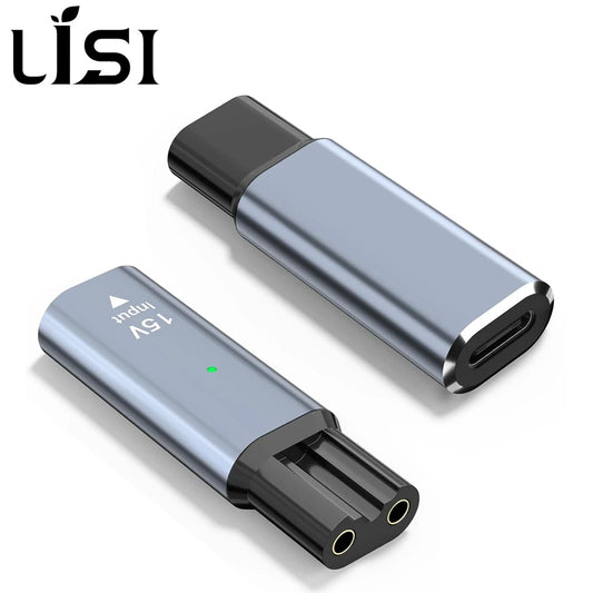 LISI 15V HQ8505 Type-C Shaver Adapter Charging Converter for Philips Norelco One Blade Pro QP6510 QP6520 QP6530 Beard Trimmer Beauty World Shop