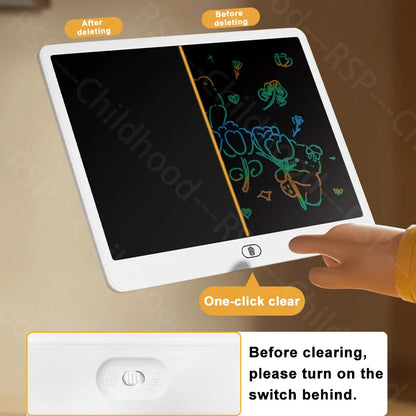 16/13/11 Inch LCD Writing Board Drawing tablet Kids Writing Painting Children Educational Toys for 3 4 5 6 7 8 Years Girls Boys Beauty World Shop