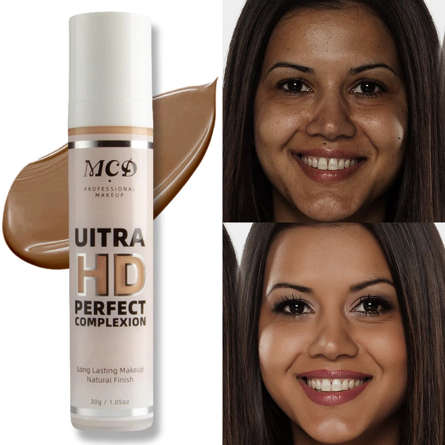 9 Shade Full Coverage Concealer Liquid Foundation  makeup high coverage  Base makeup  cushion Foundation cream  Natural Matte Beauty World Shop