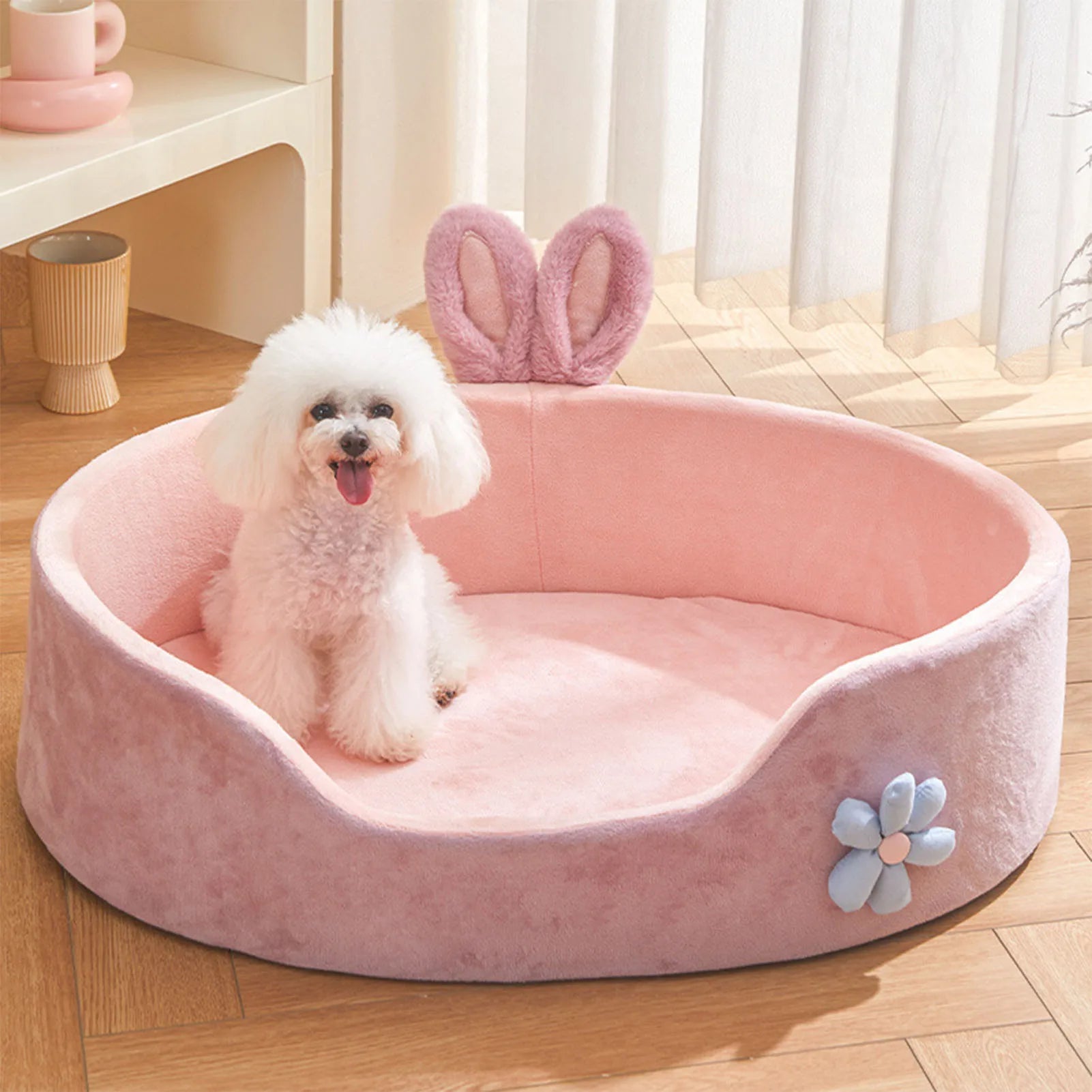 Detachable Pet Bed  Pet Bed Detachable Washable Dog Sleeping Bed Soft Comfortable Warm Cat Bed for Four Seasons Soft Pet Bed Beauty World Shop