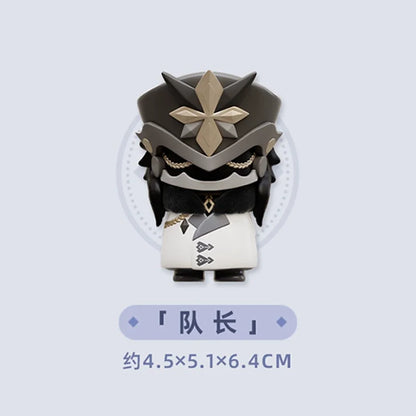 Mihoyo Genshin Impact Fatui Harbinger Q Version Series Blind Box Desktop Mini Doll Model Toys Trend Decoration Surprise Gifts Beauty World Shop