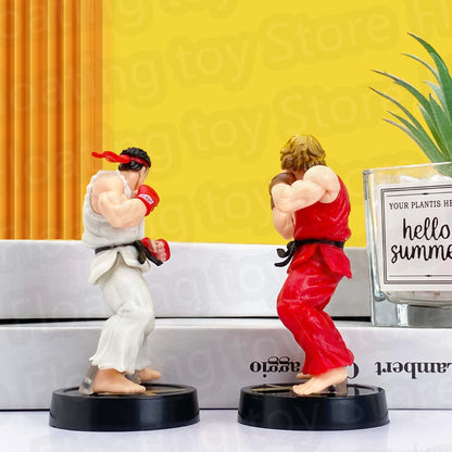 Anime Street Fighter Fighting Game Action Figure Ken Masters Hoshi Ryu PVC Kawaii Toys Dolls Room Decor Birthday Gift For Boys Beauty World Shop