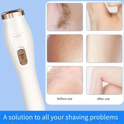 Women Electric Shaver Waterproof Painless Hair Trimmer for Bikini Body Legs Face Underarms Hair Removal Cordless Beauty World Shop