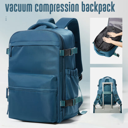 Vacuum Backpack Travel Bag for Men Large Capacity Backpack Business Laptop Backpack Women Men Expandable Backpack School Bag Beauty World Shop