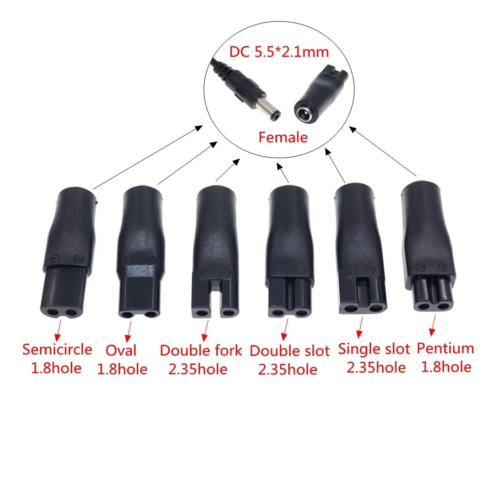 8 PCS Power Cord 5V Replacement Charger USB Adapter Suitable for All Kinds Hair Clippers, Beard Trimmers, Shavers Beauty World Shop