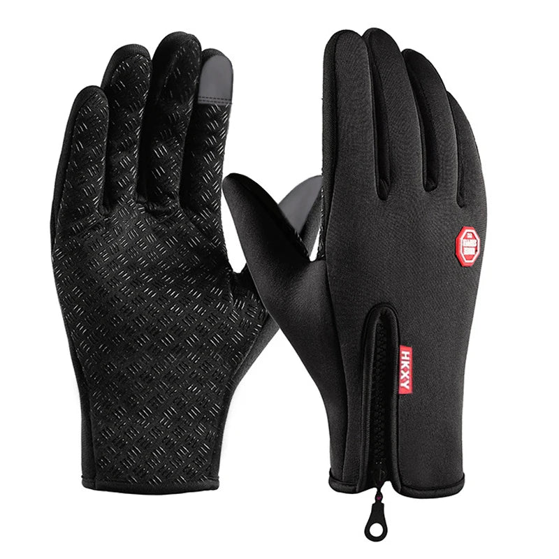 Winter Men's And Women's Warm Gloves, Waterproof And Skin Friendly Touch Screen, Suitable For Cycling And Skiing Beauty World Shop