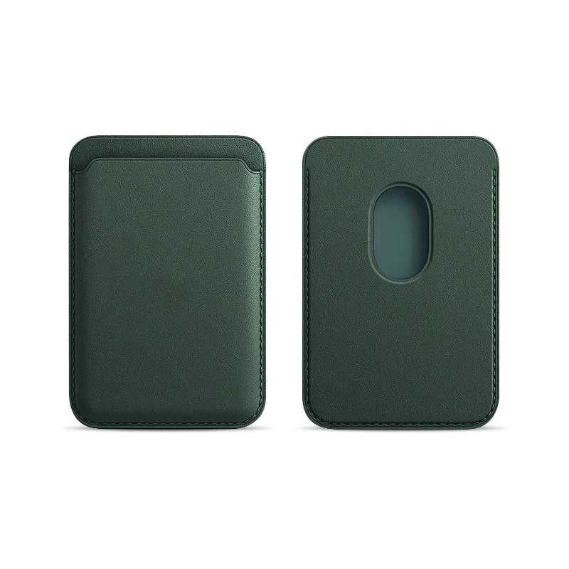 Magnetic MagSafe Wallet - PU Leather Card Holder Case for IPhone 12/13/14/15/16, Slim MagSafe Accessory with Card Storage Beauty World Shop