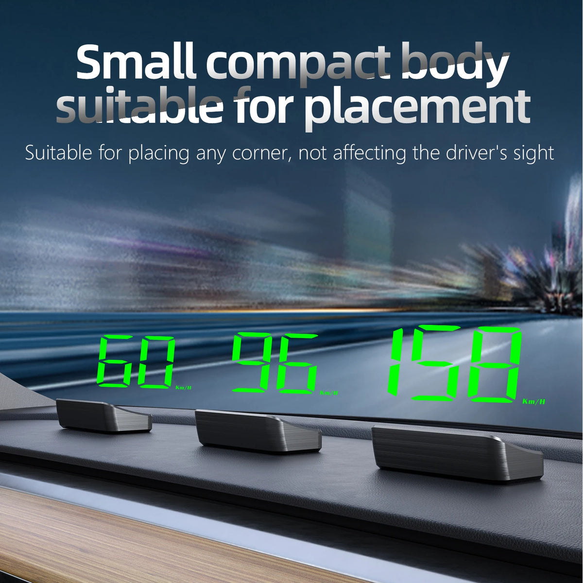  M2 Car GPS Head Up Display Universal Car Speedometer Gauge KM/H Windshield Projector Automatic Photosensitive Digital Speed Me Beauty World Shop