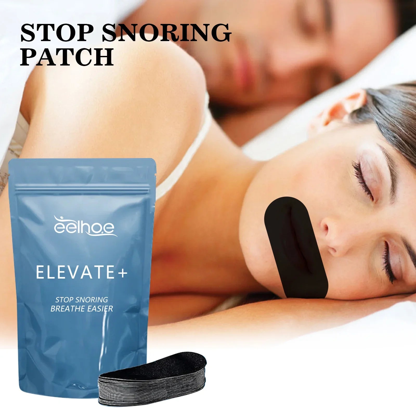 Stop Snoring Patch Nose Breathing Correction Improve Sleeping Promoting Better Breath Portable Night Sleep Mouth Orthosis Tape Beauty Trend Shop
