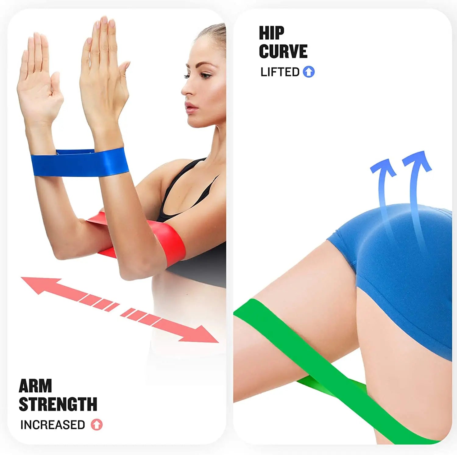 Different Resistance Bands Yoga Band Fitness Exercise Training Hip Tension Band Leg Squat Dance Elastic Loop Stretch Band Beauty World Shop