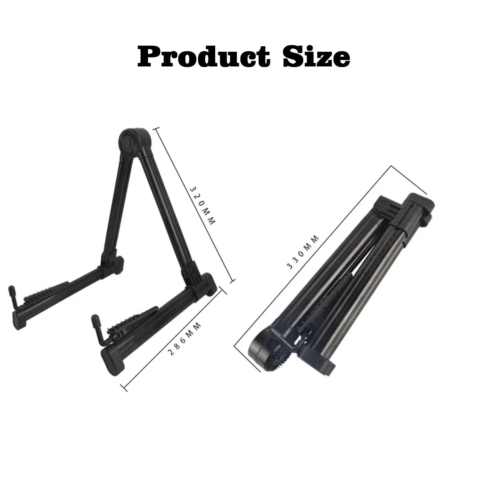 Miwayer Guitar Stand Folding A Frame Floor Universal ABS for Acoustic Classical Electric Bass Guitars Banjo Ukulele Portable Beauty World Shop