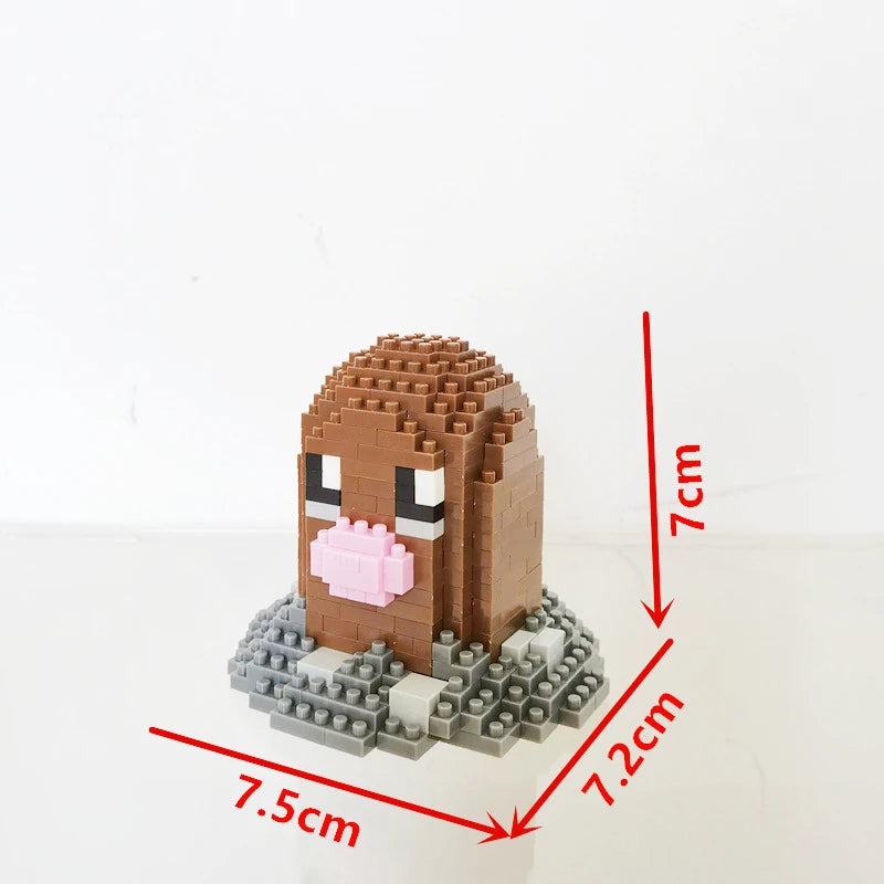 75 Style Building Blocks Assembly Anime Picachu Charizard Doll Blastoise Bulbasaur Gengar Bricks Figures Toy for Kid Gift Beauty World Shop