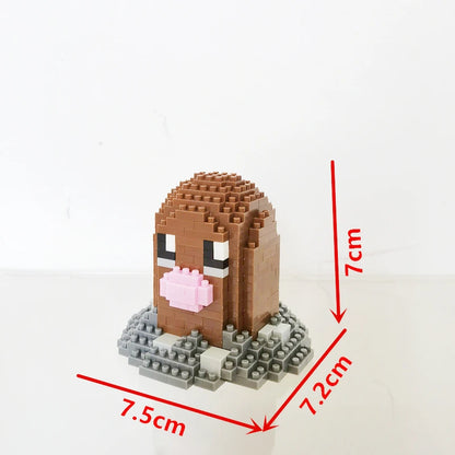 75 Style Building Blocks Assembly Anime Picachu Charizard Doll Blastoise Bulbasaur Gengar Bricks Figures Toy for Kid Gift Beauty World Shop