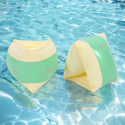 2pcs PVC Inflatable Arm Rings Summer Swimming Arm Floater Kids Pool Float Sleeve Inflatable Pool Buoy Armbands Pool Accessories Beauty World Shop