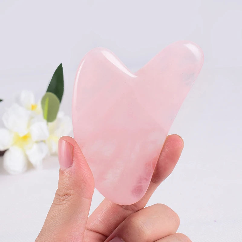 Natural Stone GuaSha Jade Facial Beauty Scraping Massage Tools Firm Skin Care Face Gua Sha SPA Physical Therapy Gue Che Roller Beauty World Shop