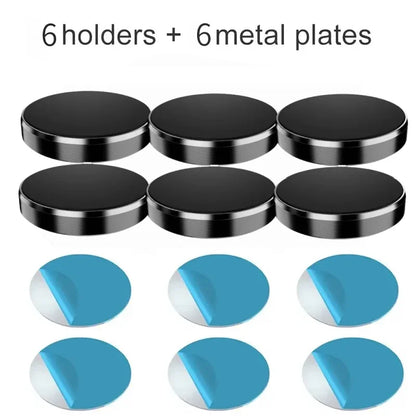 Magnetic Car Phone Holder Universal Car Phone Stand for iPhone Xiaomi Huawei Samsung Dashboard Wall Mounted Car Magnet Sticker Beauty World Shop