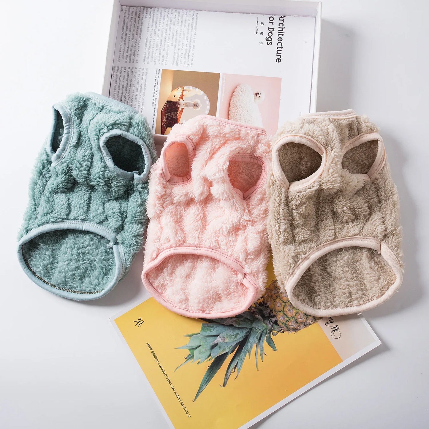 Soft Cozy Cat Clothes Winter Warm Fleece Costume Autumn Sphynx Vest Sweater for Small Dog Pullover Kitten Pet Jacket Coat Outfit Beauty World Shop