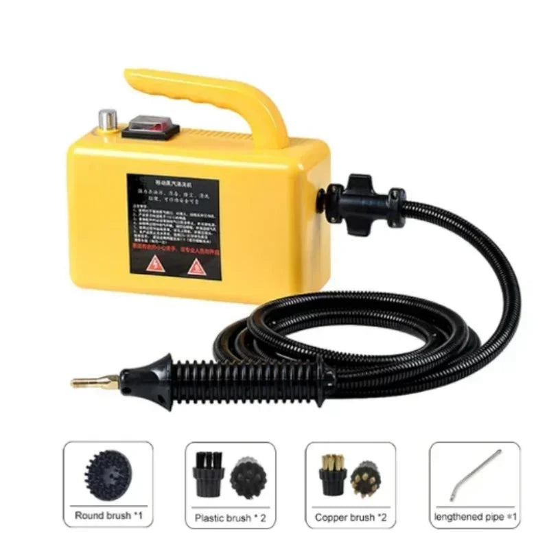 2600w220V High Temperature Steam Cleaner Portable Sterilization Pressure Jet Washer Machine for Home Car Kitchen Air Conditioner Beauty World Shop