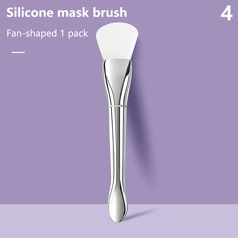 Silicone Facial Mask Brush Soft Hair Facial Mask Brush Brush Applicator For Facial Mask Beauty Salon Brushes Makeup Tools Beauty World Shop