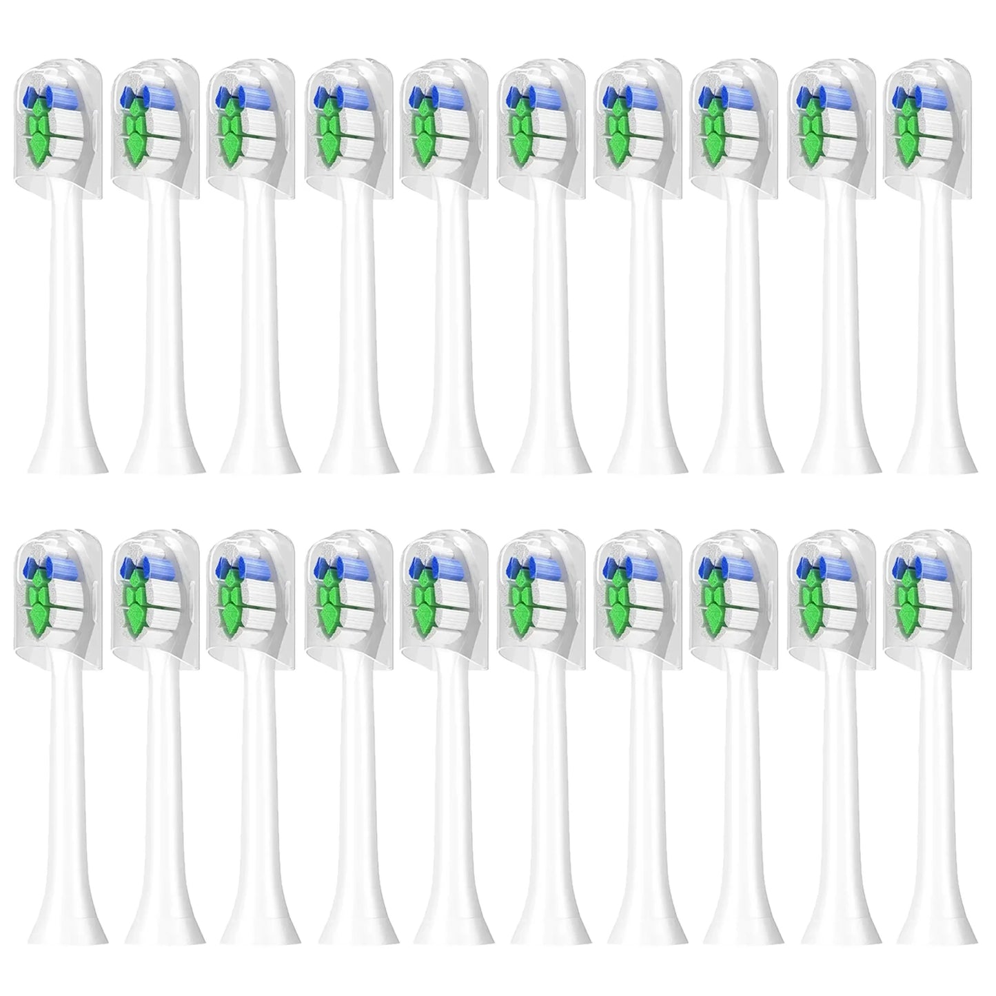 2-20 Pack Replacement Toothbrush Heads Compatible with Philips Sonicare Electric Toothbrush Heads 4100 6500 6100 7500 5300 1100 Beauty World Shop