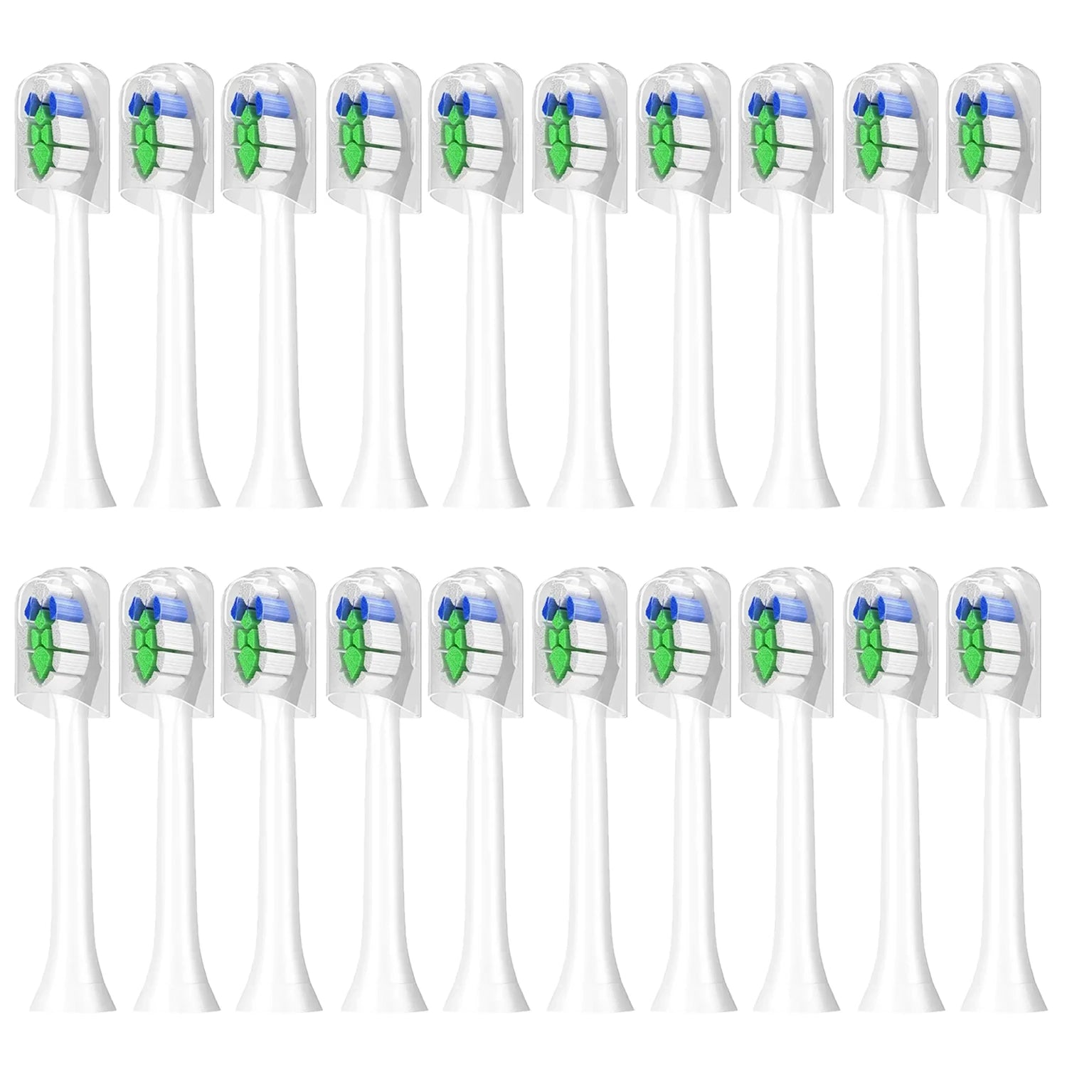 2-20 Pack Replacement Toothbrush Heads Compatible with Philips Sonicare Electric Toothbrush Heads 4100 6500 6100 7500 5300 1100 Beauty World Shop