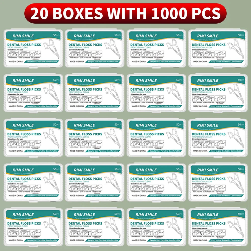 50/150/300/600/1000 PCS dental floss sticks oral care tools Beauty World Shop