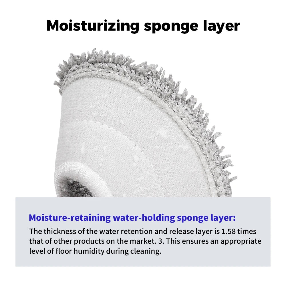 Mop Cloths For Xiaomi X10 Plus S10 Plus X20 Plus 5C 5 5Pro Omni 1S Omni 2 M30 Pro M30S OV31GL OV42CN OV21GL Vacuum Mop Parts Beauty World Shop