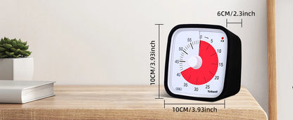 Yunbaoit VT01 Upgraded 60 Minute Visual Timer with Protective Case Silent Countdown Timer for Kids Beauty World Shop