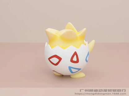 Kawaii Pokemon Happy Togepi Anime Figure Car Desktop Ornament Cute Model Doll Boys And Girls Toys Surprise Gift Collectible Beauty World Shop