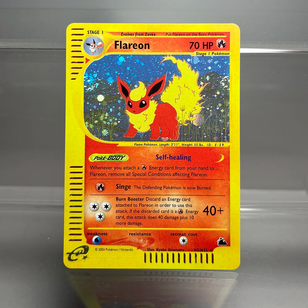 PKM Cards Charizard Steelix Celebi Single Foil Cards Magneton Gengar Classic Game Collection Cards PTCG Proxy Cards Beauty World Shop